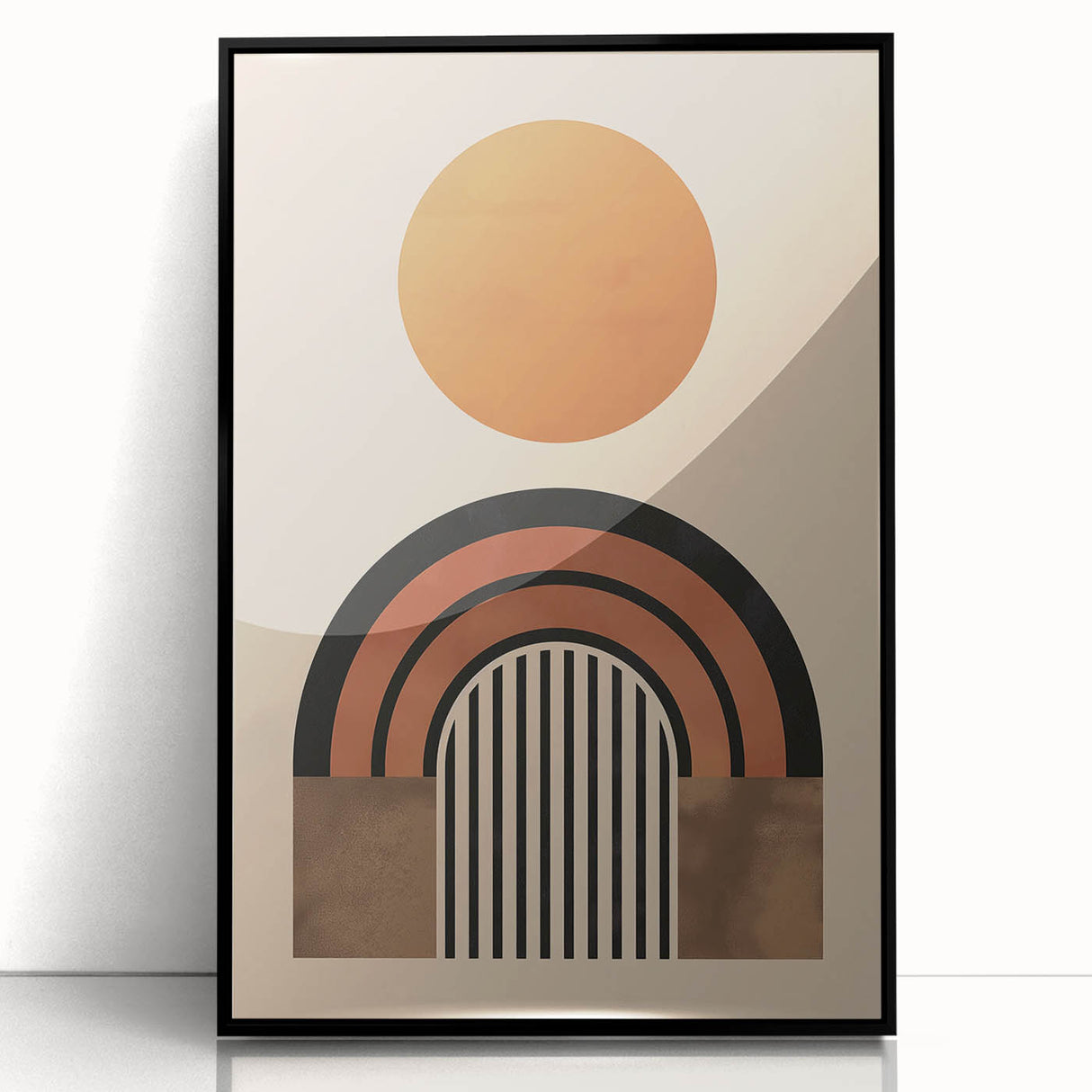 Eclectic Boho Decor | Artistic Bohemian Wall Art | Geometric Circle Design