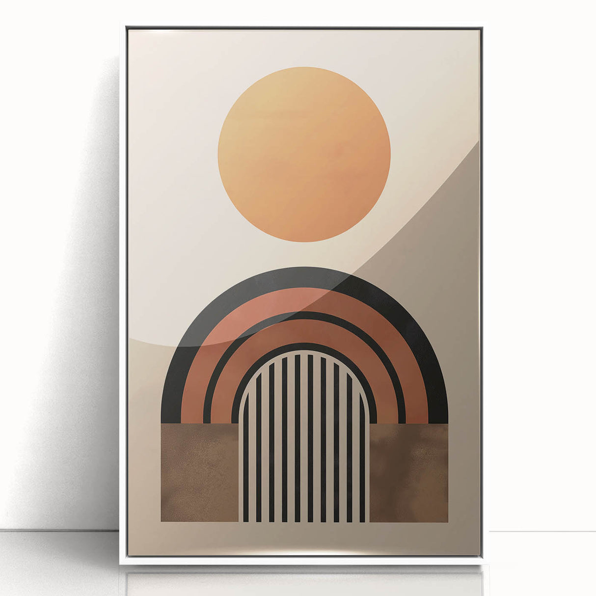 Eclectic Boho Decor | Artistic Bohemian Wall Art | Geometric Circle Design