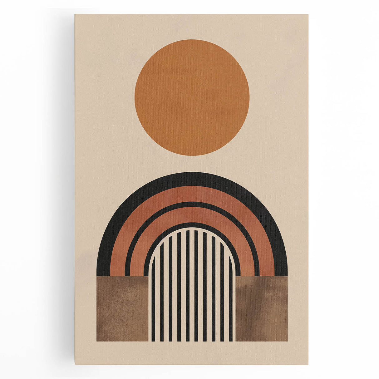 Eclectic Boho Decor | Artistic Bohemian Wall Art | Geometric Circle Design