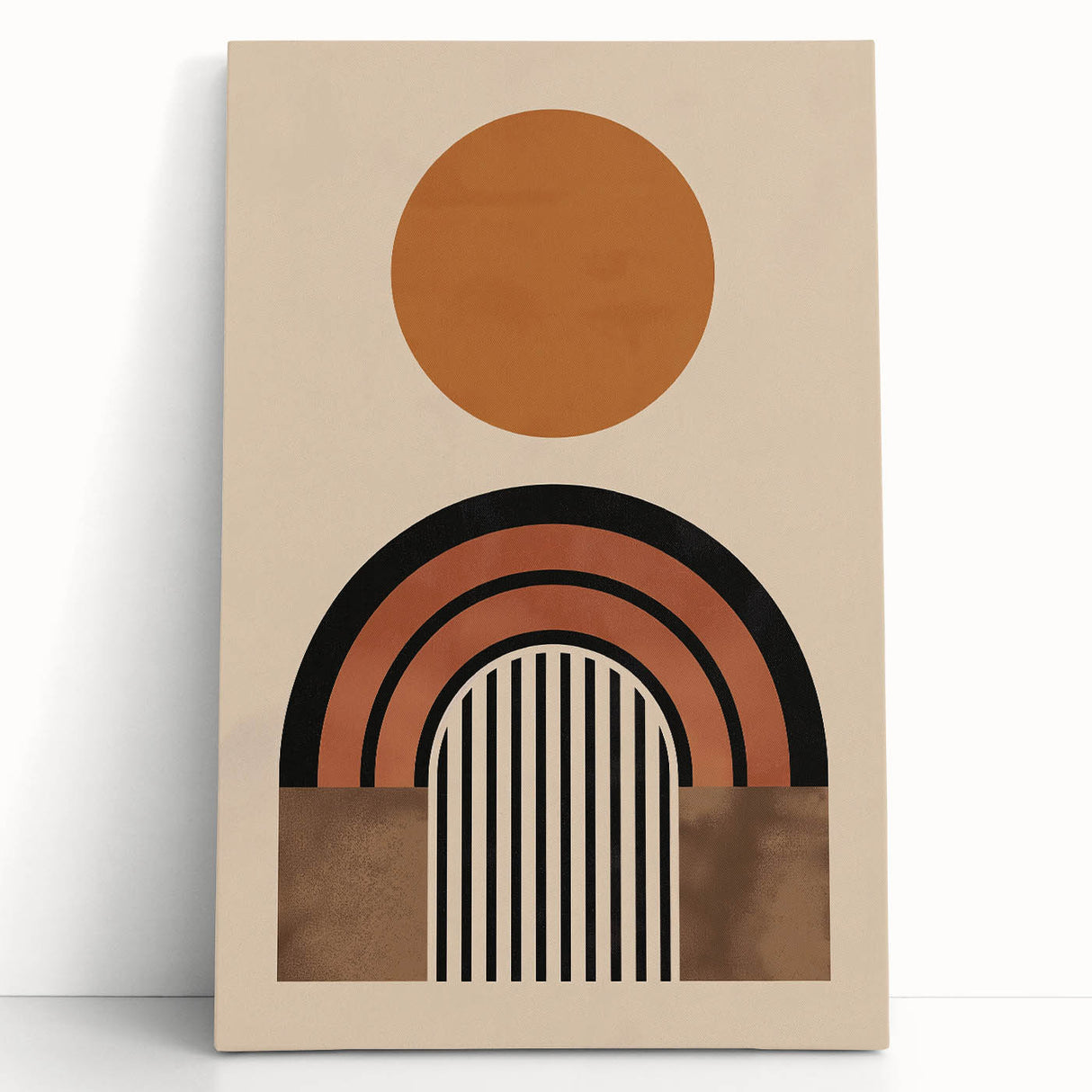 Eclectic Boho Decor | Artistic Bohemian Wall Art | Geometric Circle Design