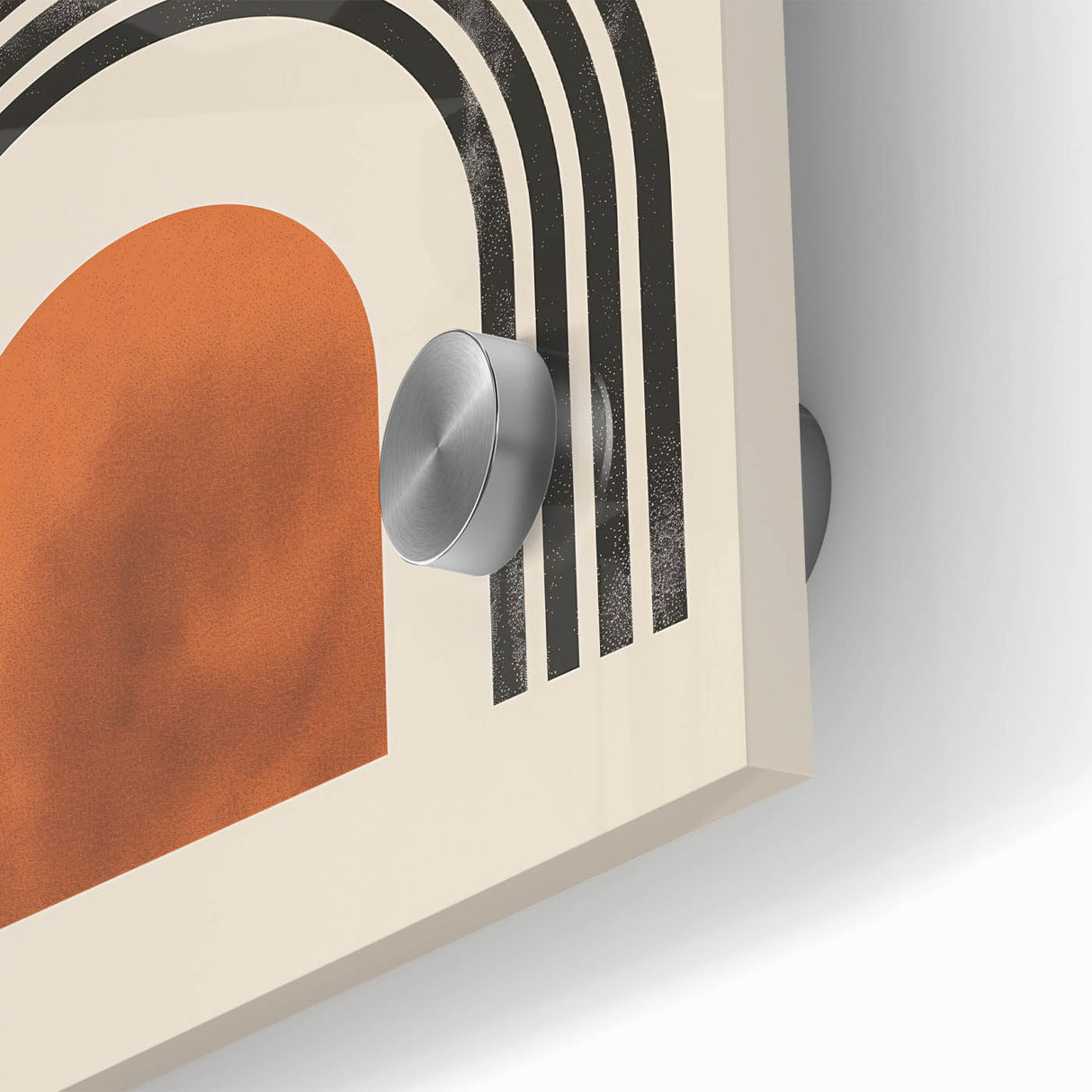 Boho Wall Art | Artistic Bohemian Decor | Geometric Circle and Arch Design