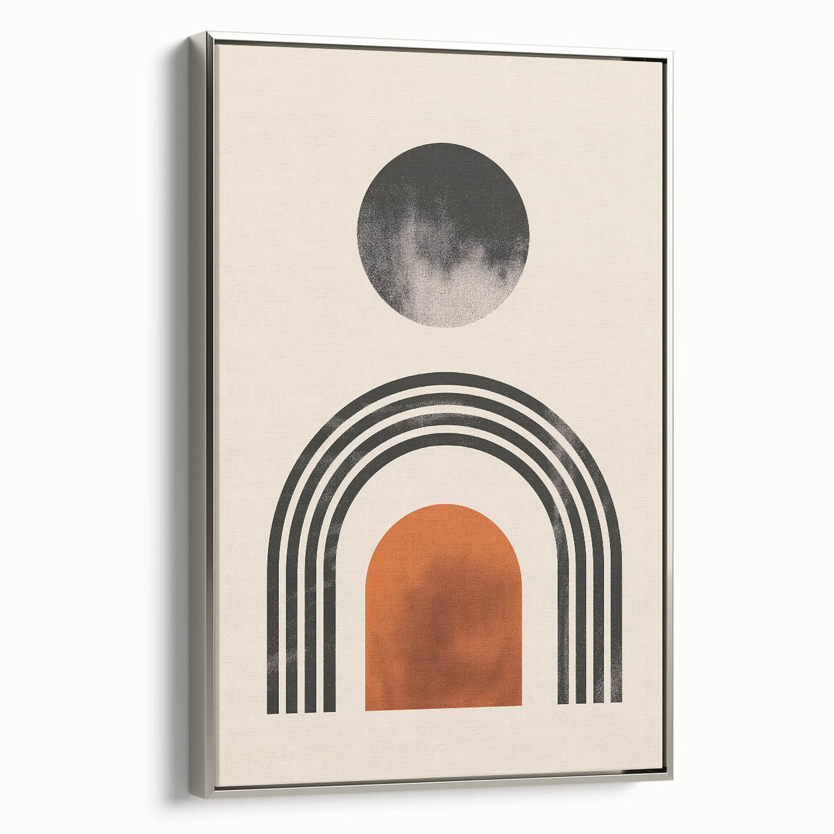 Boho Wall Art | Artistic Bohemian Decor | Geometric Circle and Arch Design