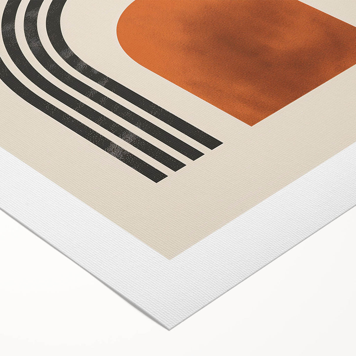 Boho Wall Art | Artistic Bohemian Decor | Geometric Circle and Arch Design