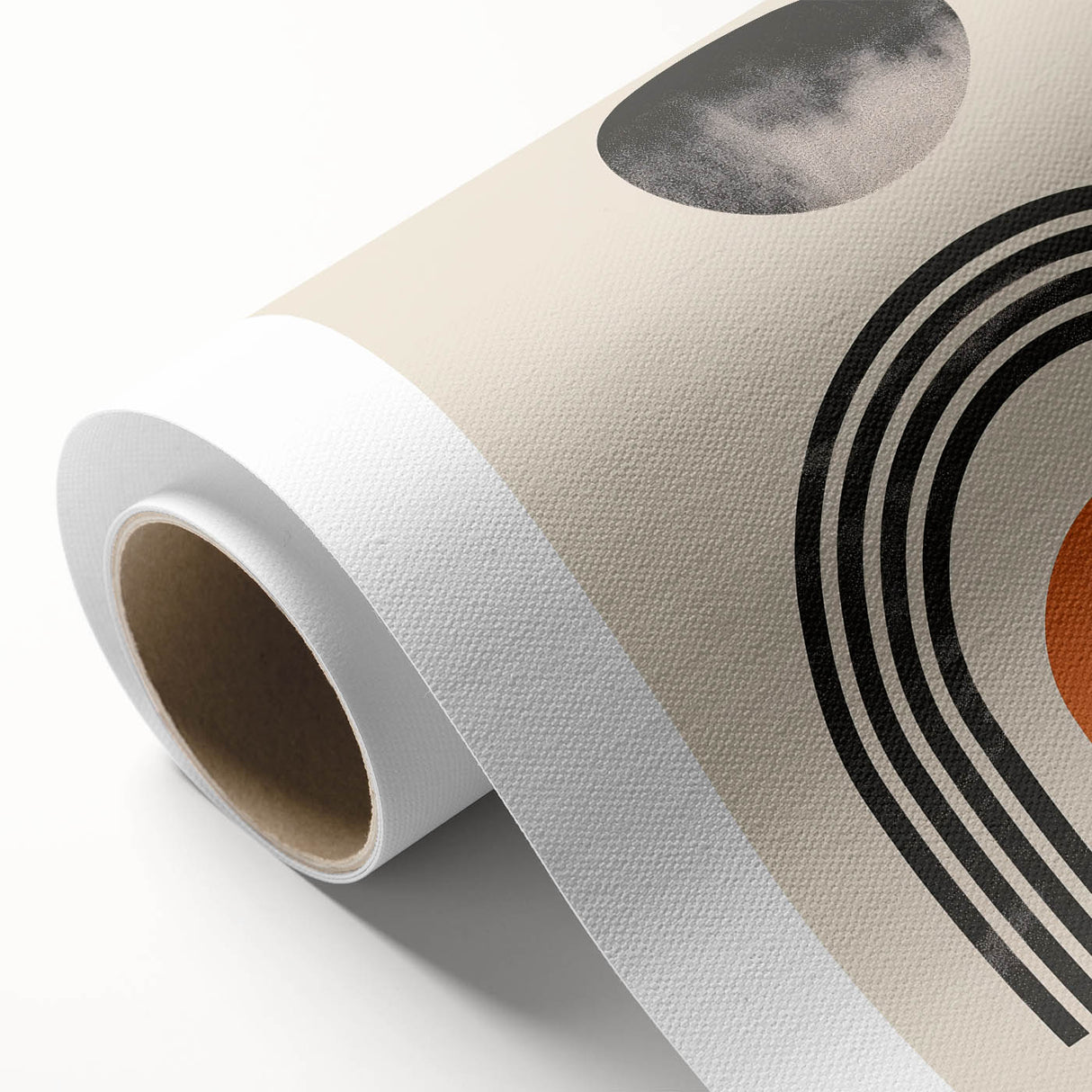 Boho Wall Art | Artistic Bohemian Decor | Geometric Circle and Arch Design