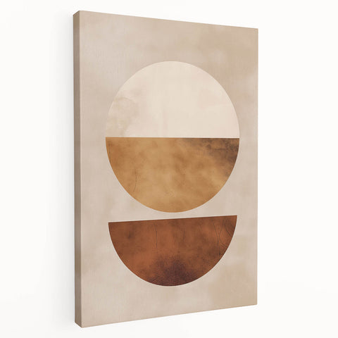 Bohemian Wall Art | Minimalist Boho Decor Canvas | Rustic Artistic Print