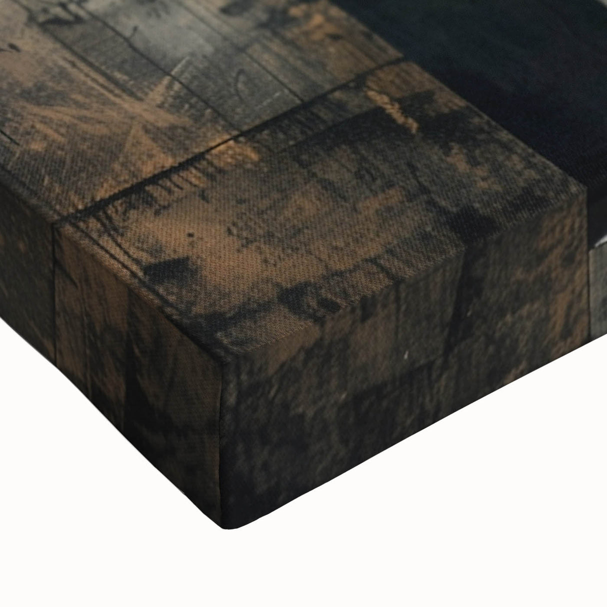 Brutalist Wall Art | Abstract Concrete Staircase | Industrial Canvas Print