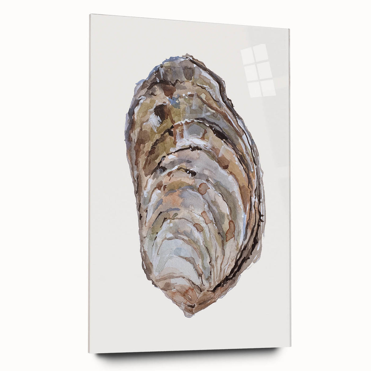 Coastal Wall Art - Nautical Oyster Shell Design for Seaside Living Decor