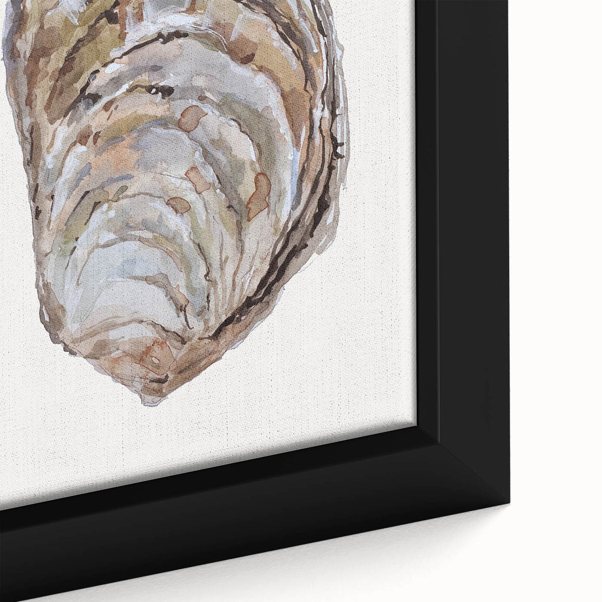 Coastal Wall Art - Nautical Oyster Shell Design for Seaside Living Decor