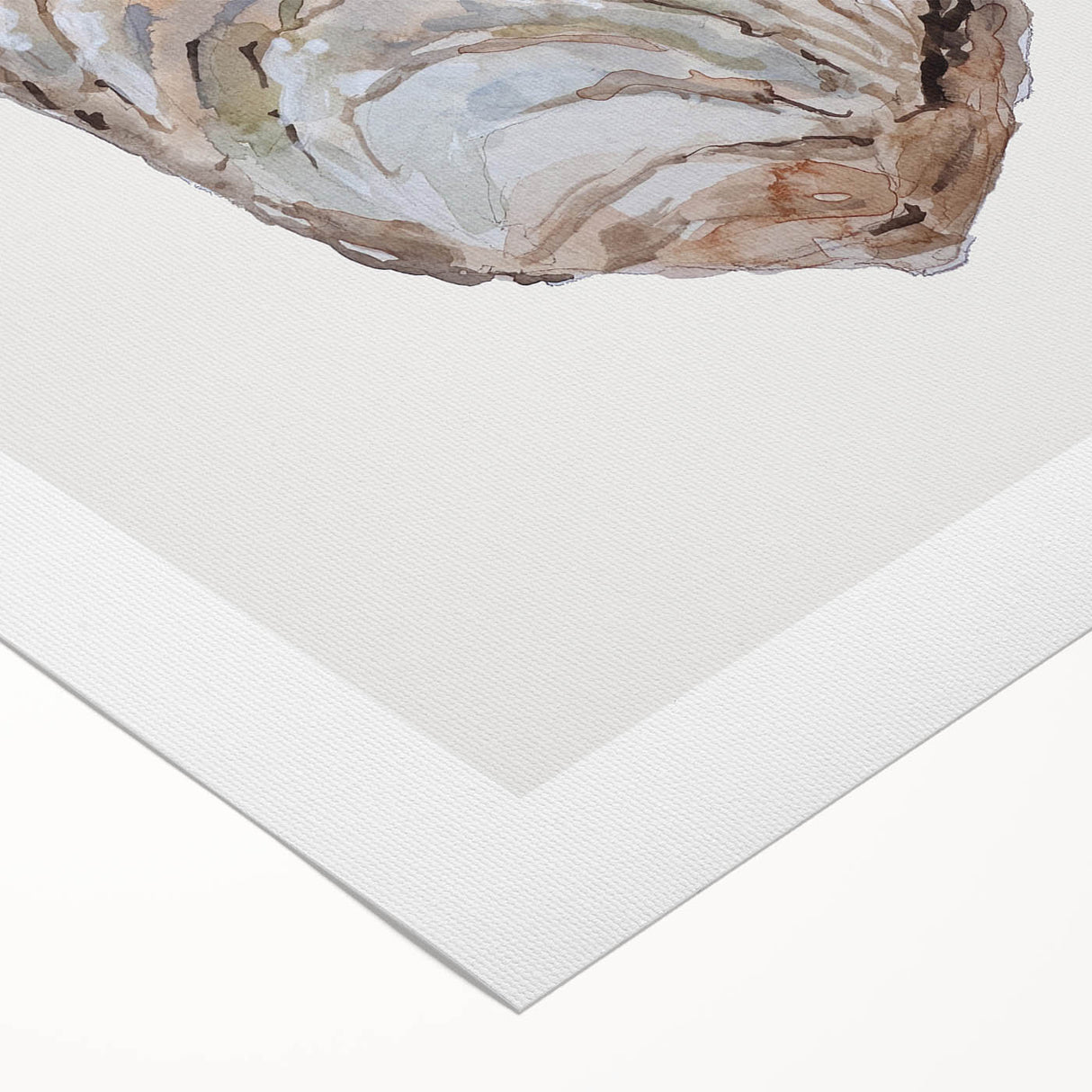 Coastal Wall Art - Nautical Oyster Shell Design for Seaside Living Decor