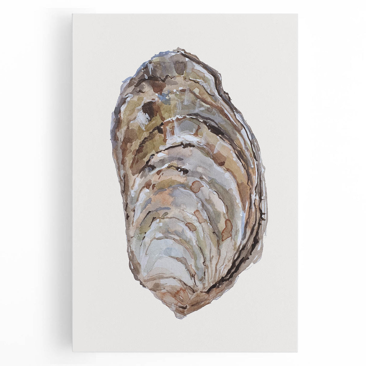 Coastal Wall Art - Nautical Oyster Shell Design for Seaside Living Decor