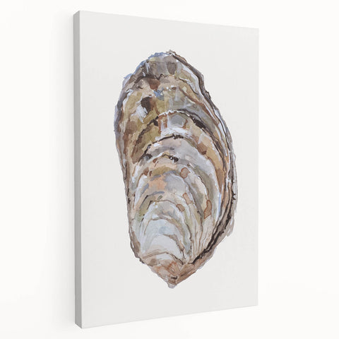 Coastal Wall Art - Nautical Oyster Shell Design for Seaside Living Decor