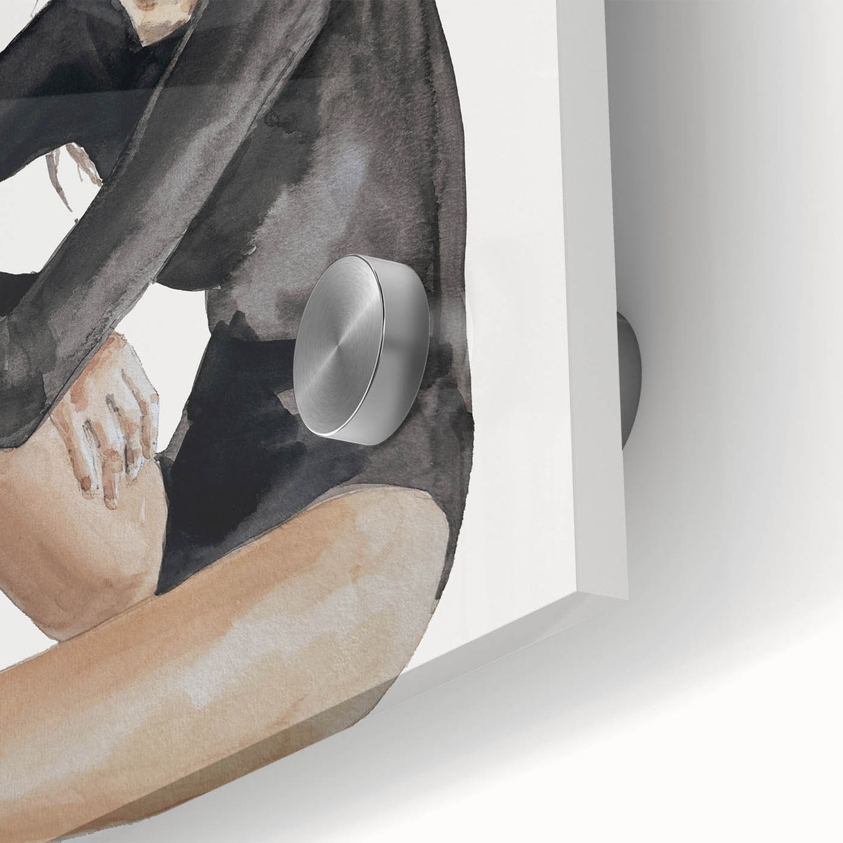 Modern Coastal Wall Art - Yin Yang Woman Beach-Themed Nautical Print