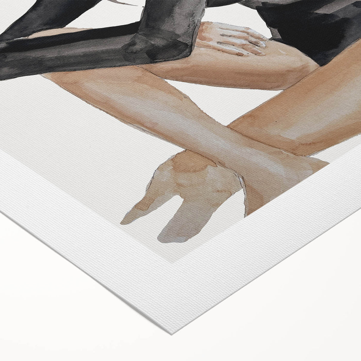 Modern Coastal Wall Art - Yin Yang Woman Beach-Themed Nautical Print