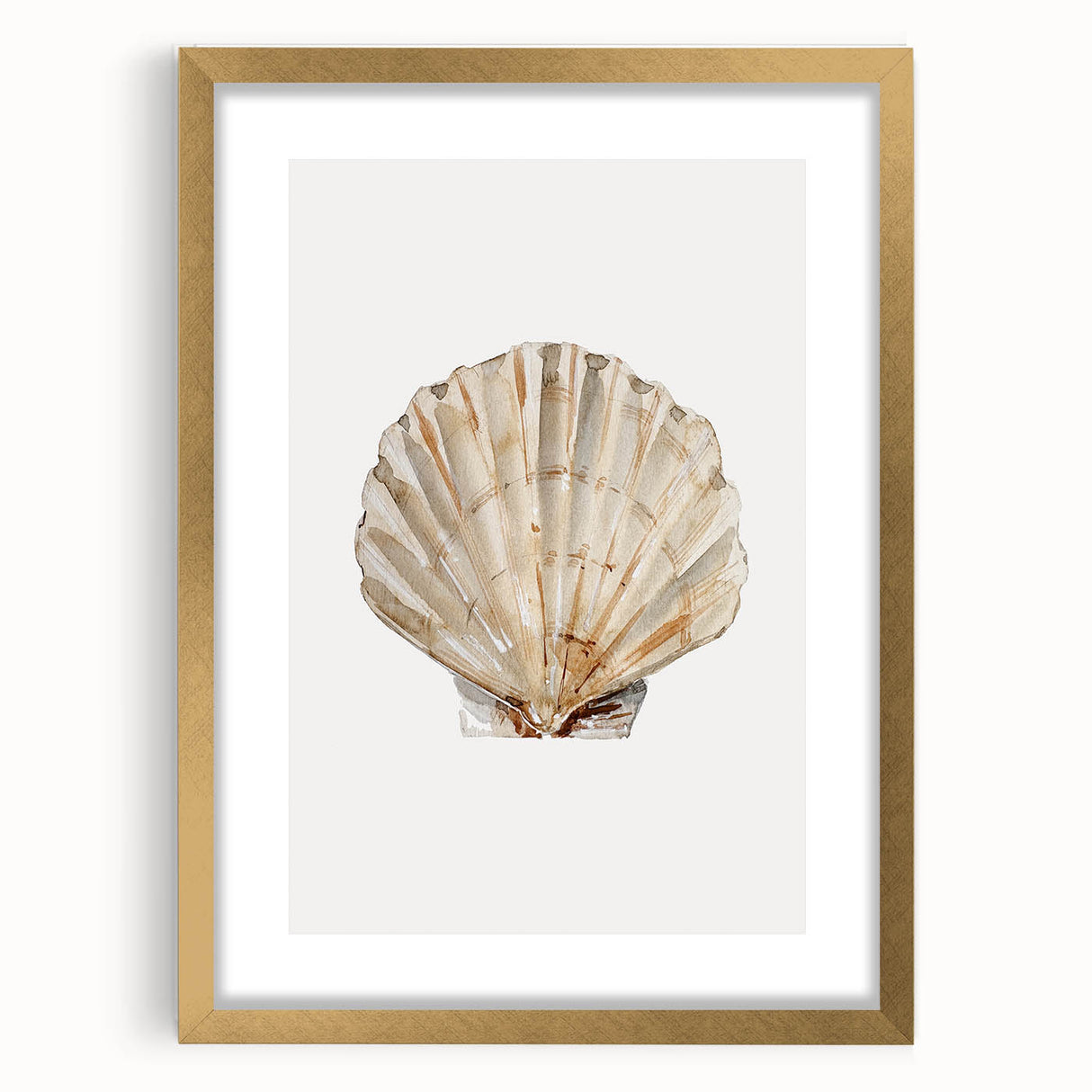 Coastal Wall Art - Nautical Seashell Beach-Themed Decor for Seaside Homes