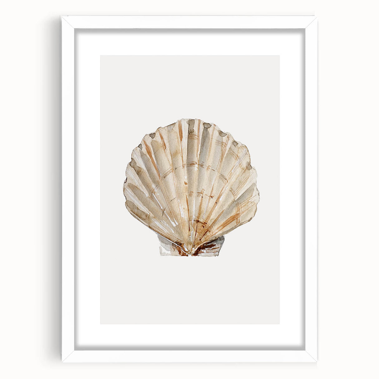 Coastal Wall Art - Nautical Seashell Beach-Themed Decor for Seaside Homes