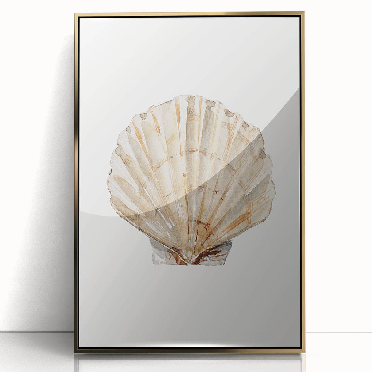 Coastal Wall Art - Nautical Seashell Beach-Themed Decor for Seaside Homes
