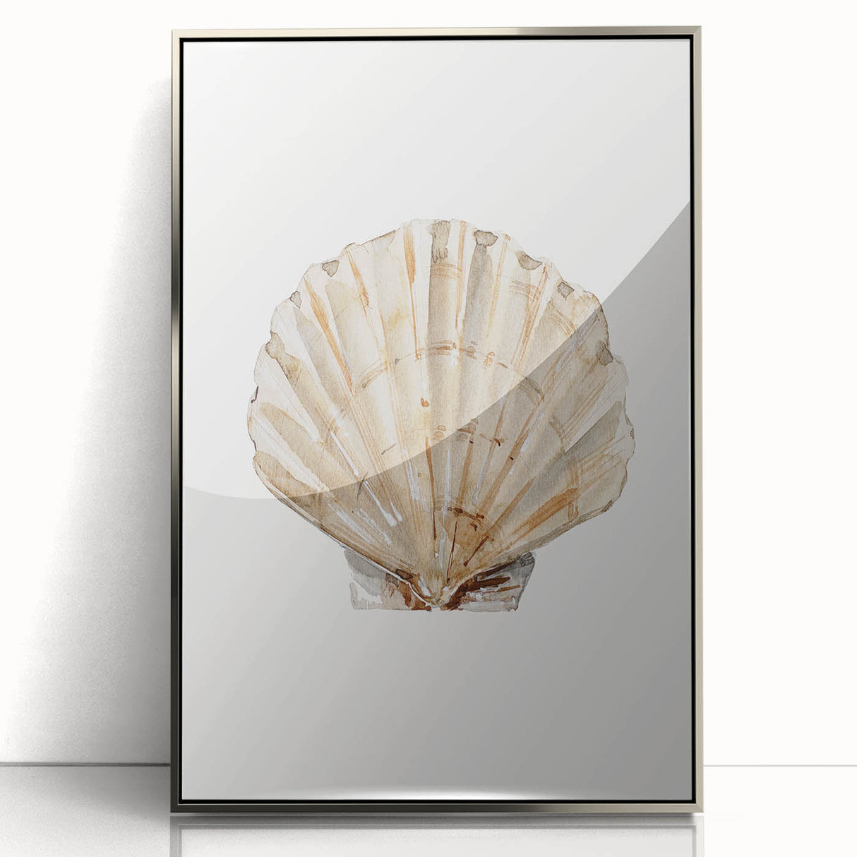 Coastal Wall Art - Nautical Seashell Beach-Themed Decor for Seaside Homes