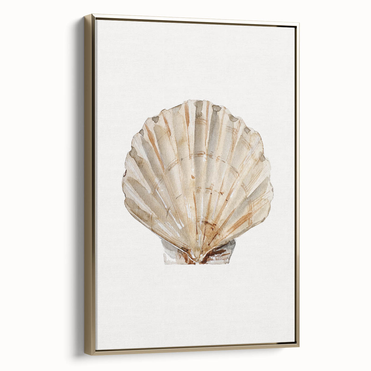 Coastal Wall Art - Nautical Seashell Beach-Themed Decor for Seaside Homes