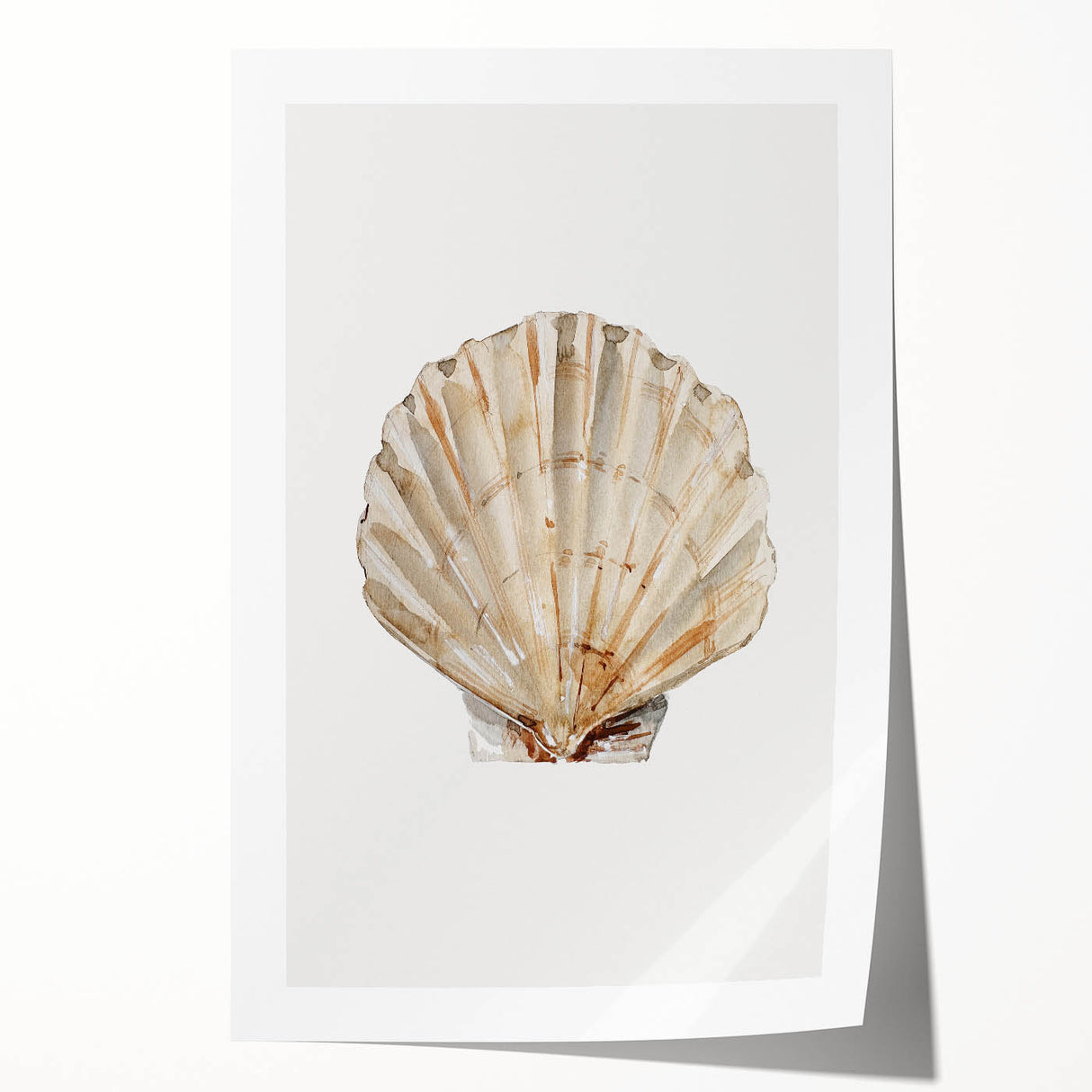 Coastal Wall Art - Nautical Seashell Beach-Themed Decor for Seaside Homes