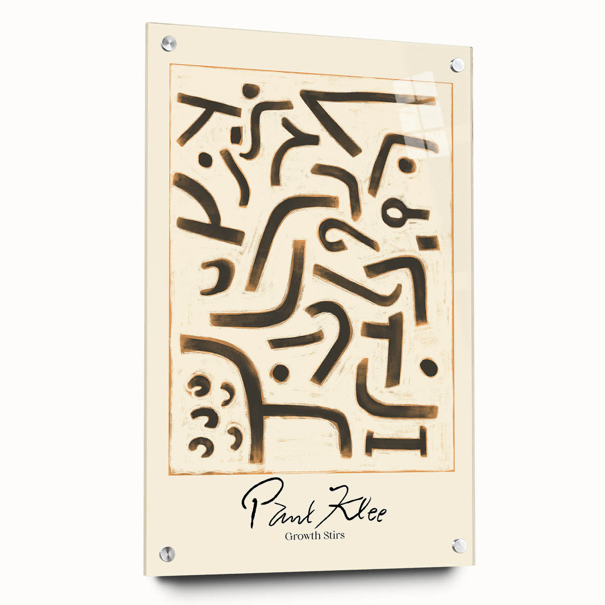 Modern Abstract Wall Art – Paul Klee-Inspired Contemporary Canvas Print