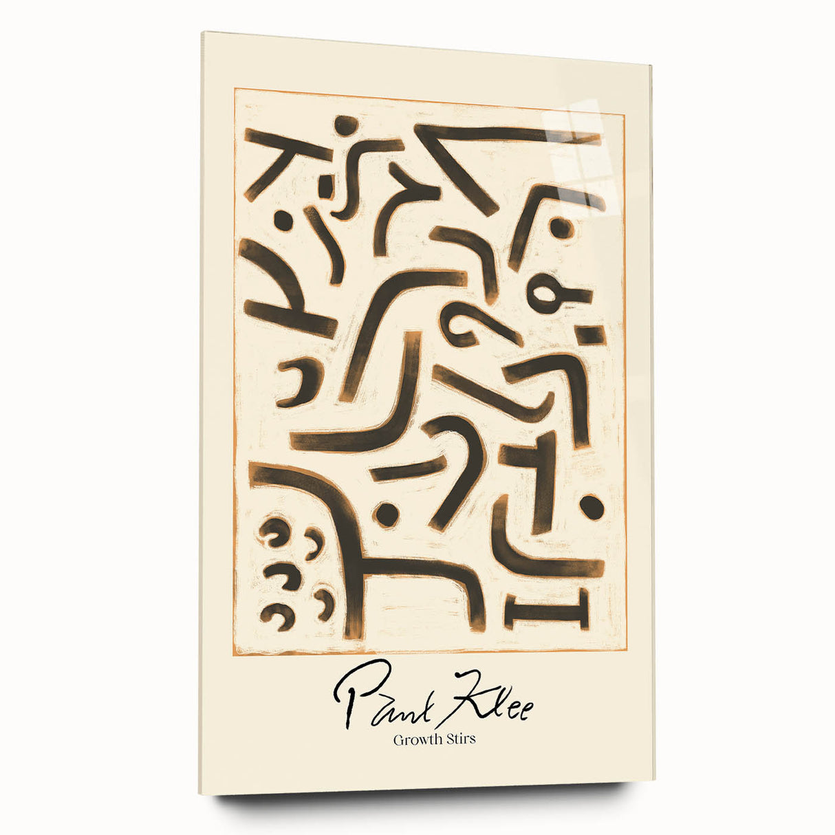 Modern Abstract Wall Art – Paul Klee-Inspired Contemporary Canvas Print