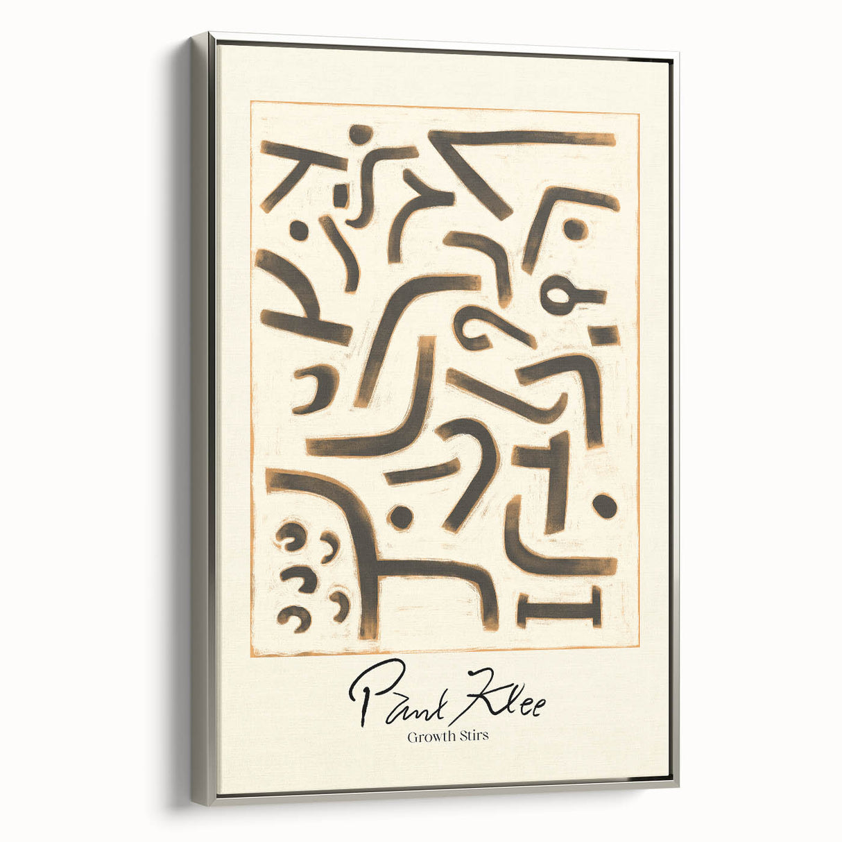 Modern Abstract Wall Art – Paul Klee-Inspired Contemporary Canvas Print