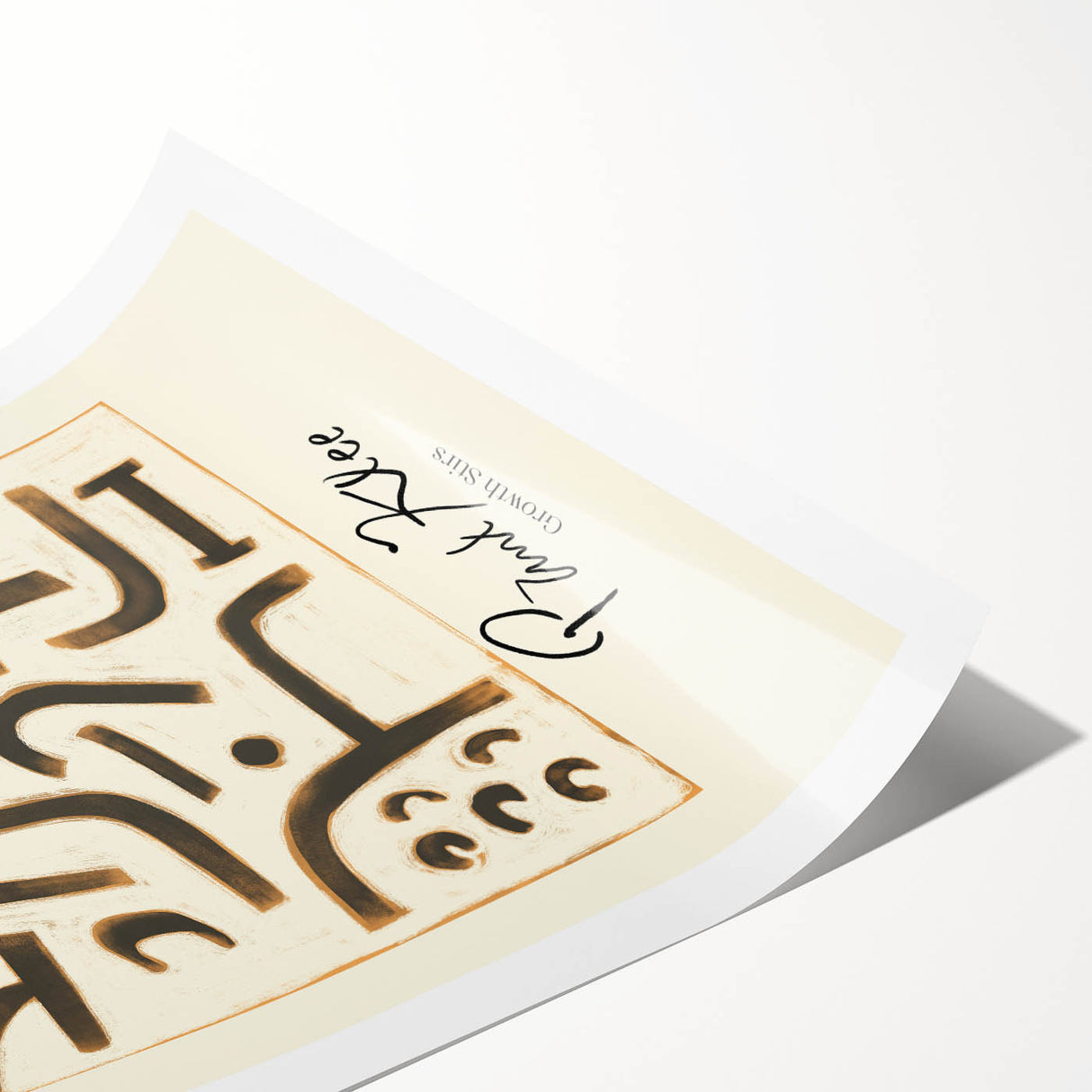 Modern Abstract Wall Art – Paul Klee-Inspired Contemporary Canvas Print