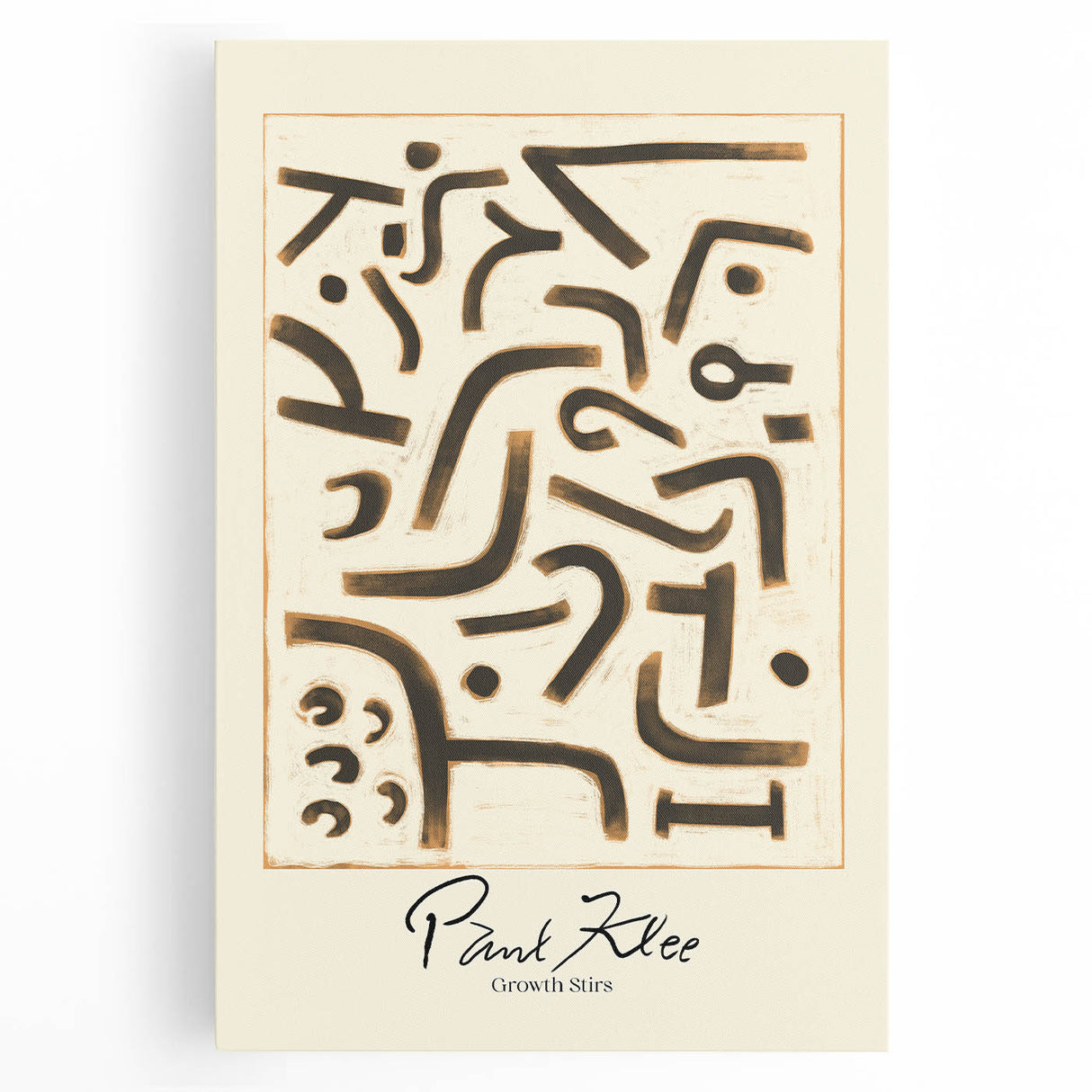 Modern Abstract Wall Art – Paul Klee-Inspired Contemporary Canvas Print