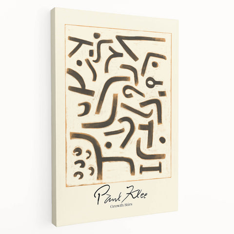 Modern Abstract Wall Art – Paul Klee-Inspired Contemporary Canvas Print