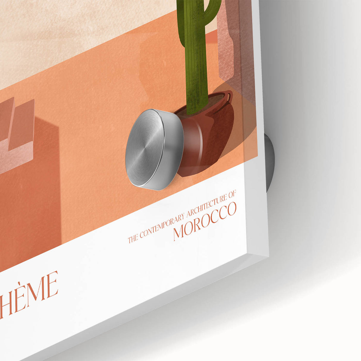 Contemporary Art Prints - Modern Wall Decor with Moroccan Staircase Scene