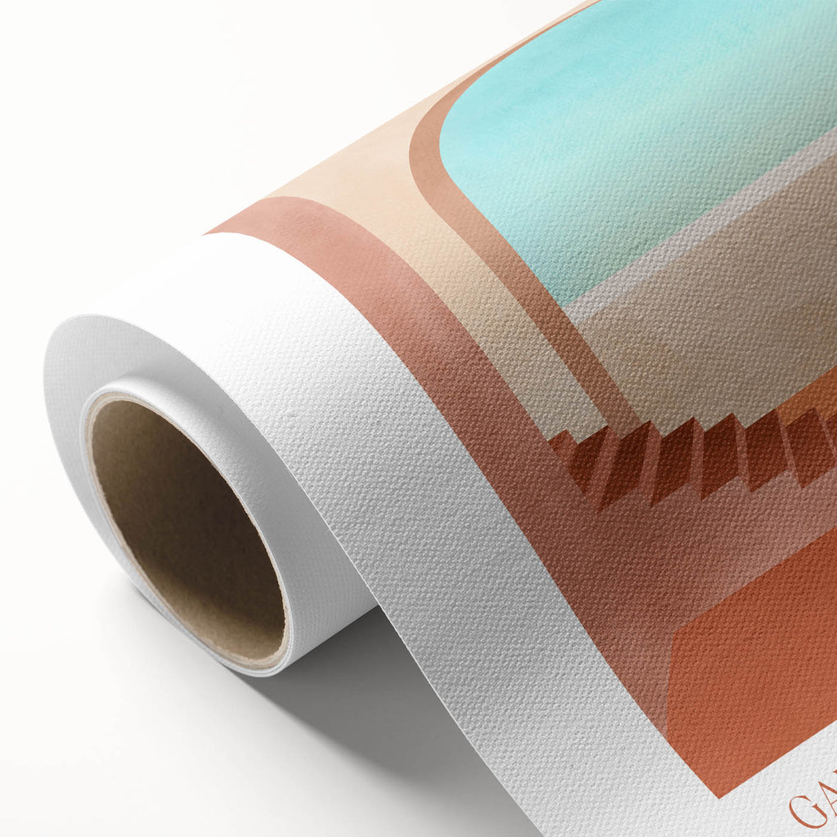 Contemporary Art Prints - Modern Wall Decor with Moroccan Staircase Scene