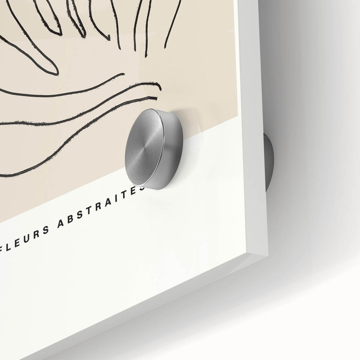 Minimalist Botanical Line Art: "Les Fleurs Abstraites" Modern Flower Print