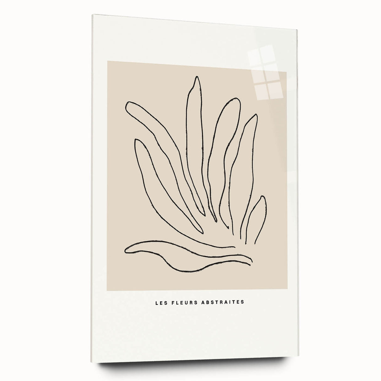 Minimalist Botanical Line Art: "Les Fleurs Abstraites" Modern Flower Print