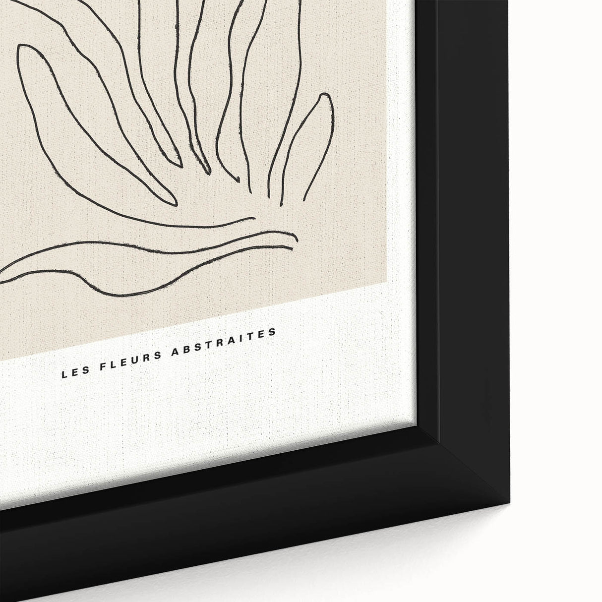 Minimalist Botanical Line Art: "Les Fleurs Abstraites" Modern Flower Print