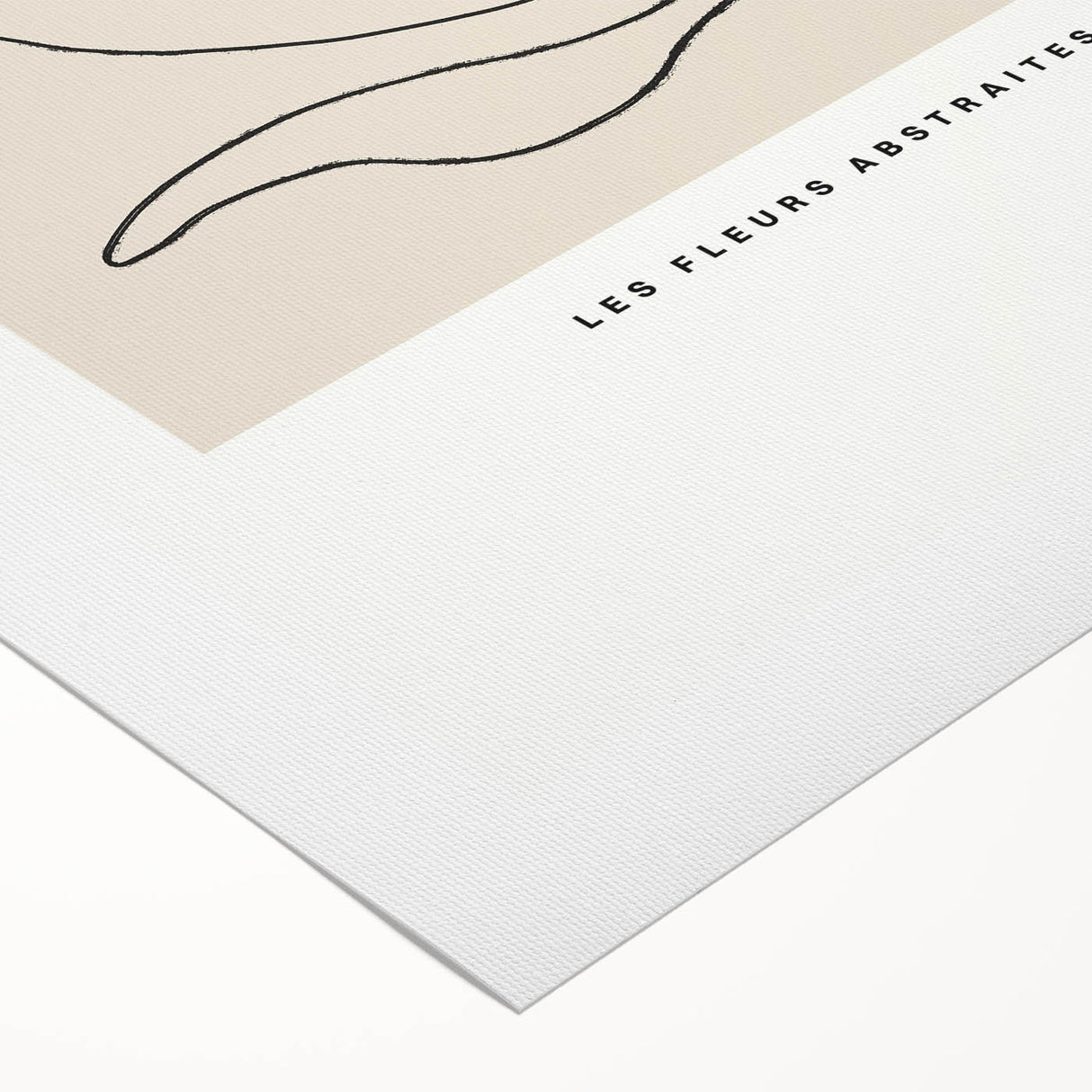 Minimalist Botanical Line Art: "Les Fleurs Abstraites" Modern Flower Print