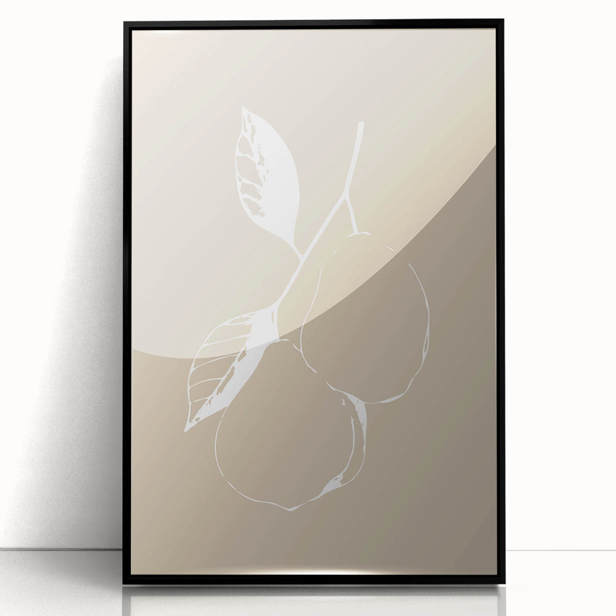 Minimalist Wall Art - Elegant Pear Design for Modern Home Decor