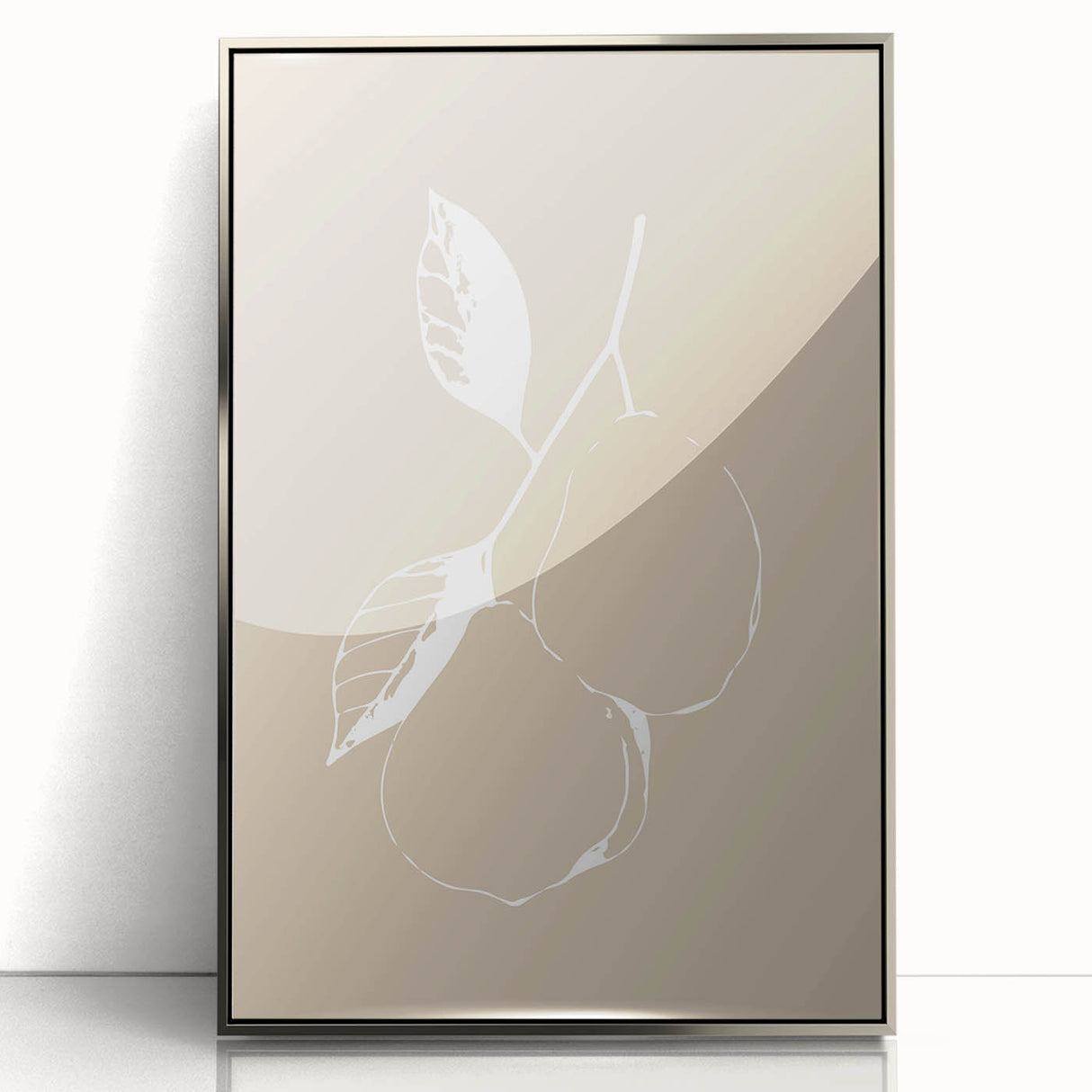 Minimalist Wall Art - Elegant Pear Design for Modern Home Decor