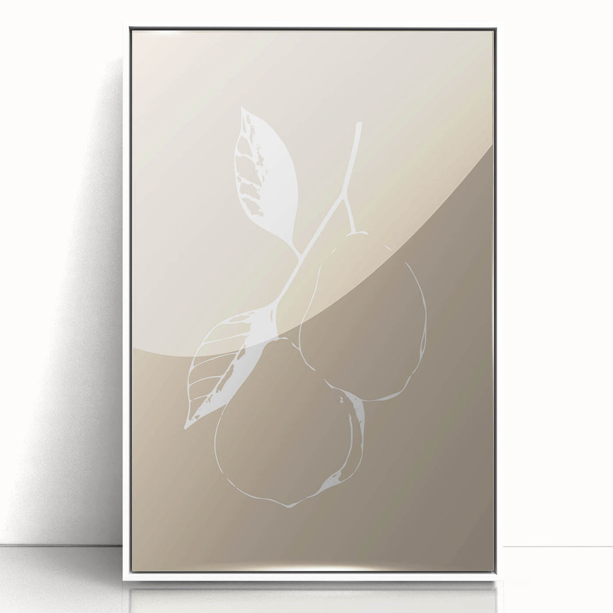 Minimalist Wall Art - Elegant Pear Design for Modern Home Decor