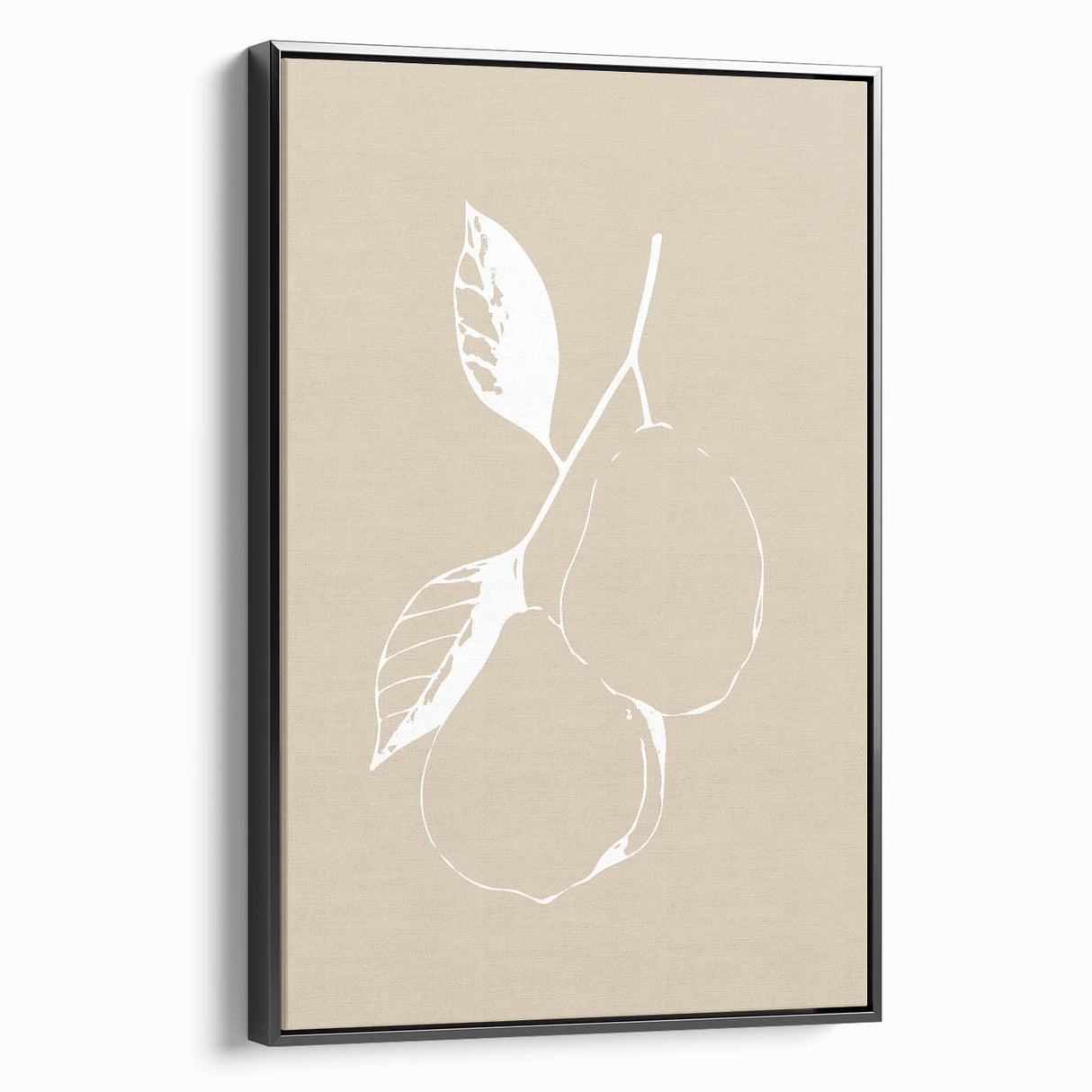 Minimalist Wall Art - Elegant Pear Design for Modern Home Decor