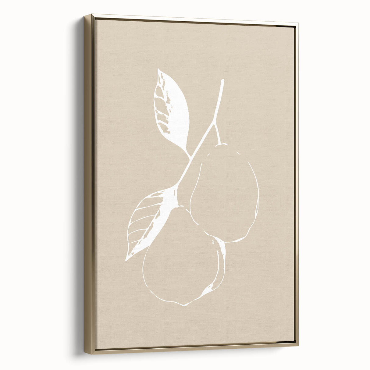 Minimalist Wall Art - Elegant Pear Design for Modern Home Decor