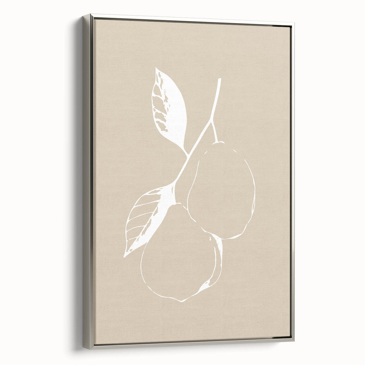 Minimalist Wall Art - Elegant Pear Design for Modern Home Decor