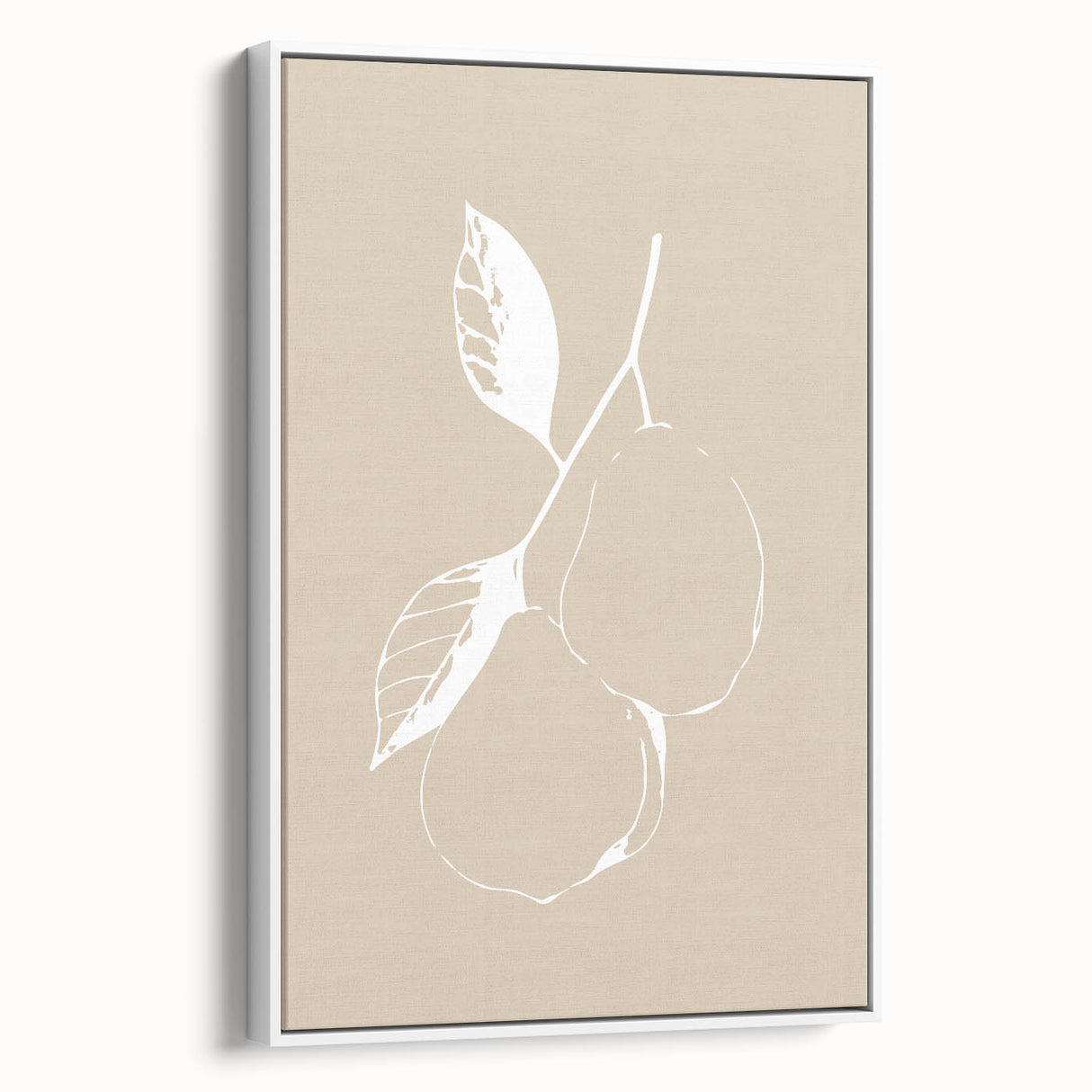 Minimalist Wall Art - Elegant Pear Design for Modern Home Decor