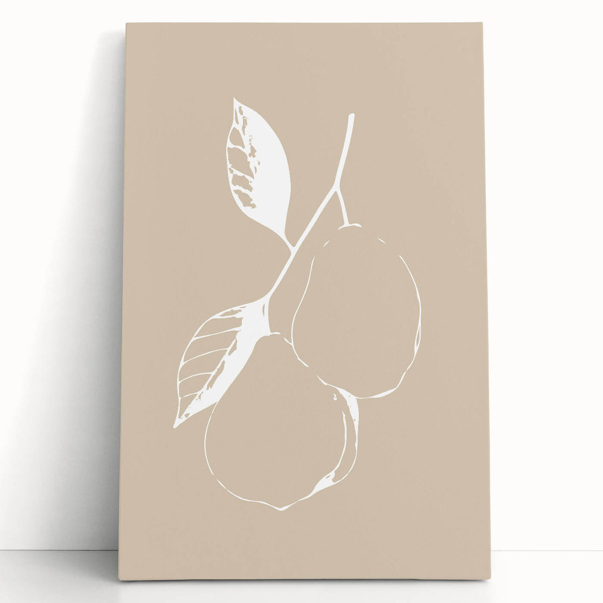 Minimalist Wall Art - Elegant Pear Design for Modern Home Decor