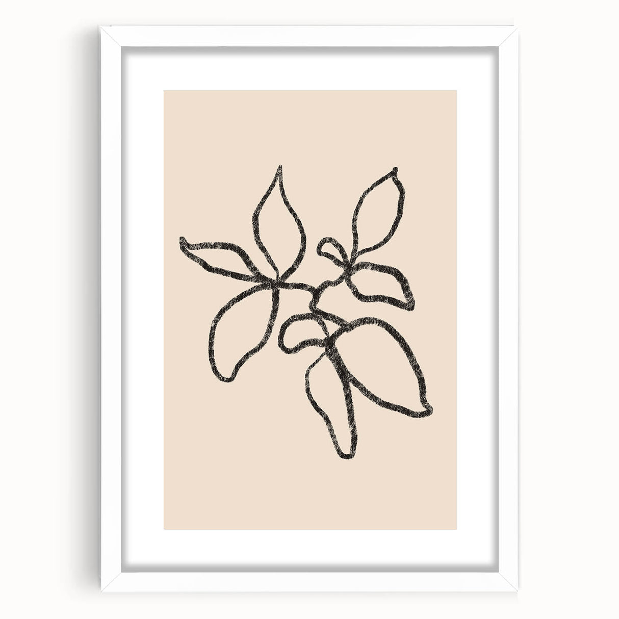 Minimalist Line Art – Elegant Modern Botanical Wall Art for Stylish Decor