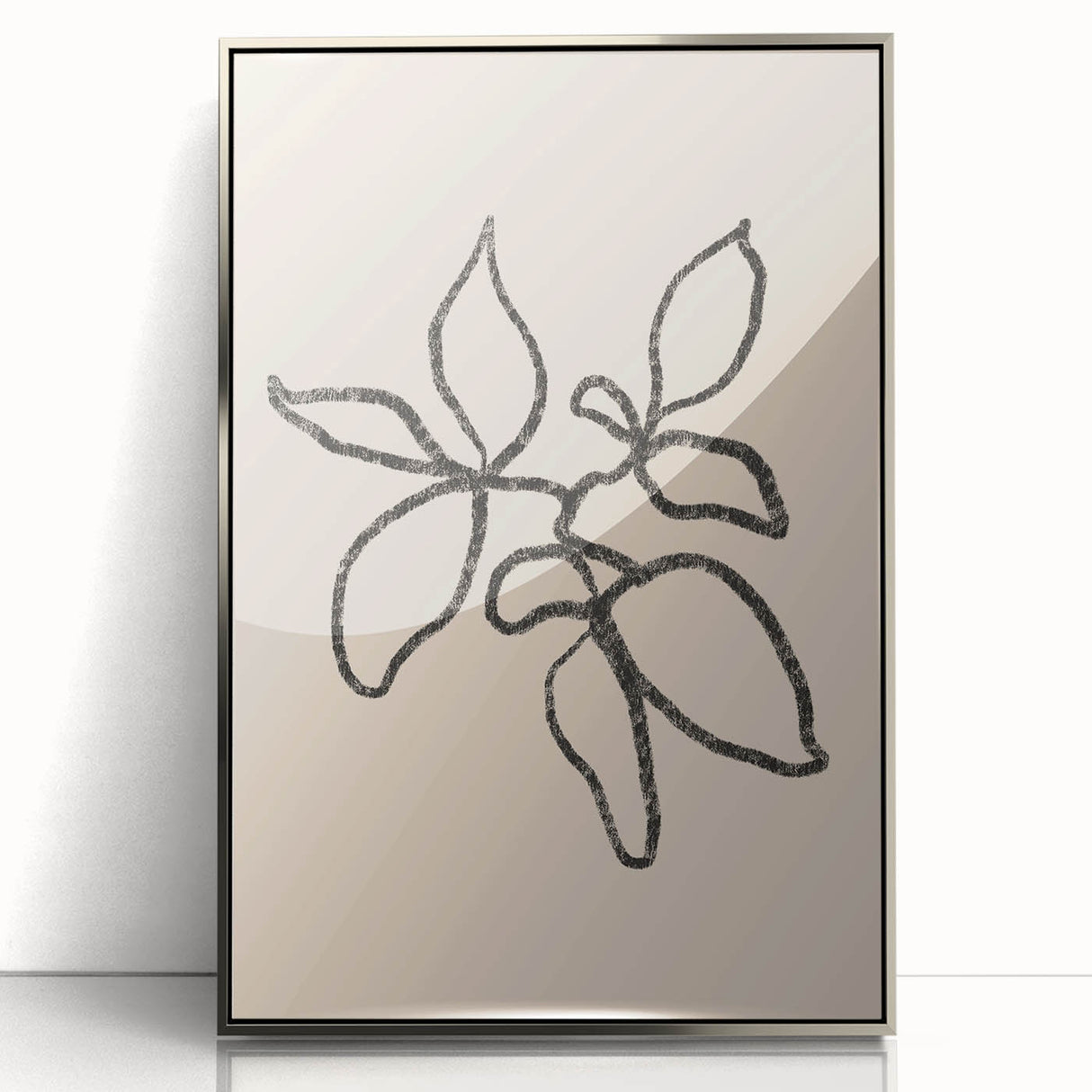 Minimalist Line Art – Elegant Modern Botanical Wall Art for Stylish Decor