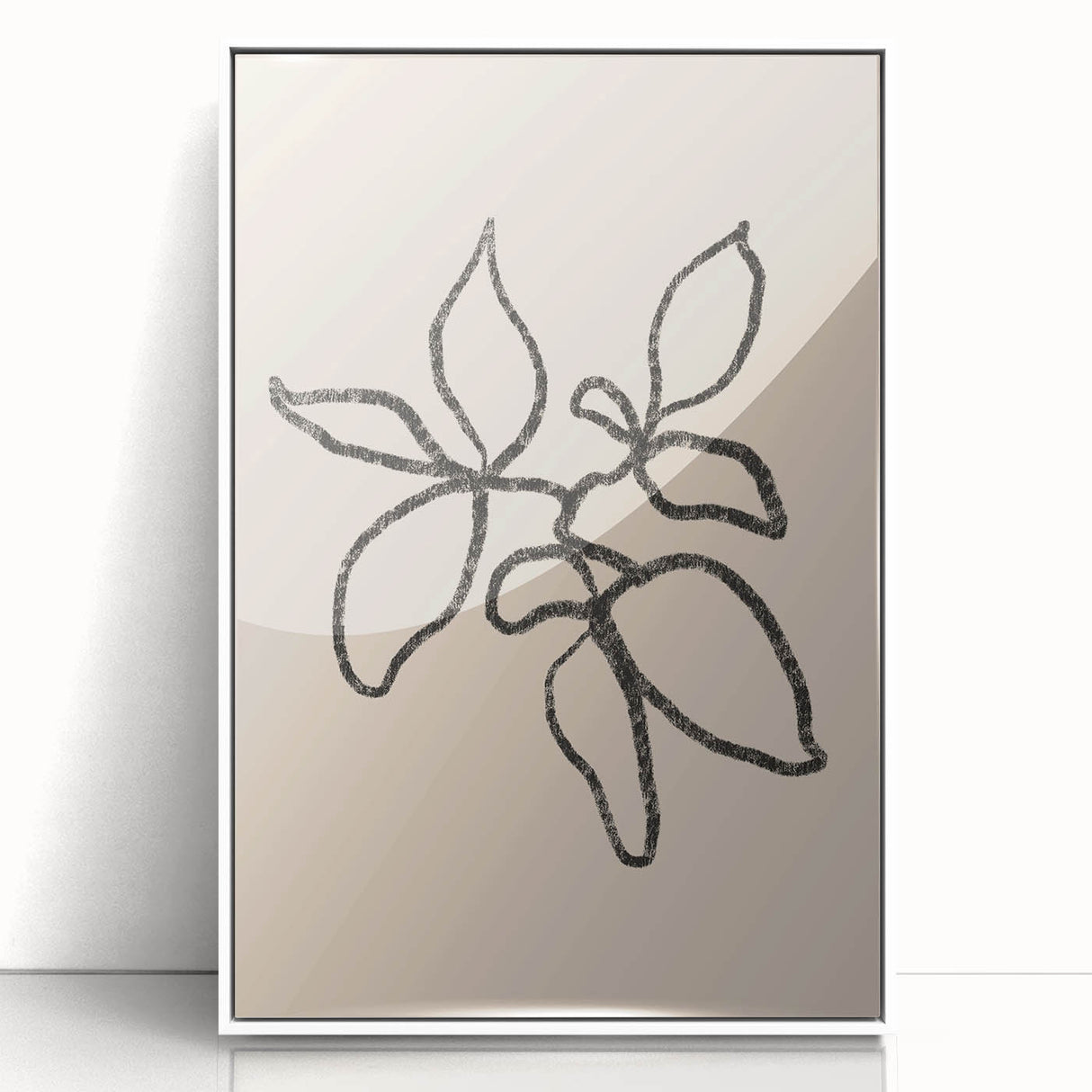 Minimalist Line Art – Elegant Modern Botanical Wall Art for Stylish Decor