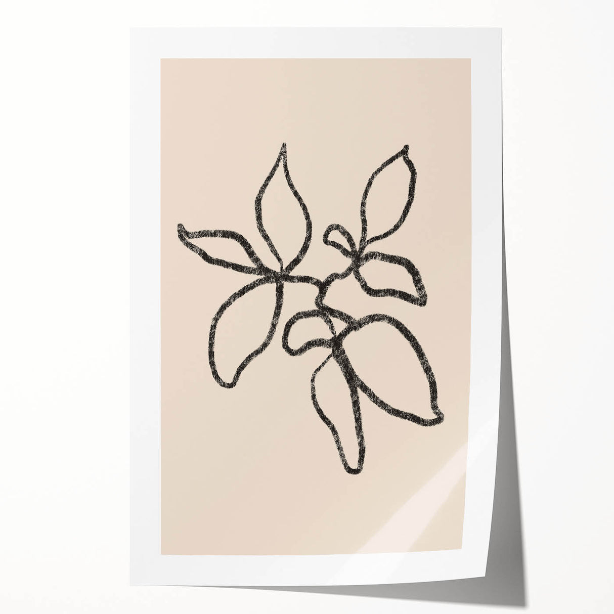 Minimalist Line Art – Elegant Modern Botanical Wall Art for Stylish Decor