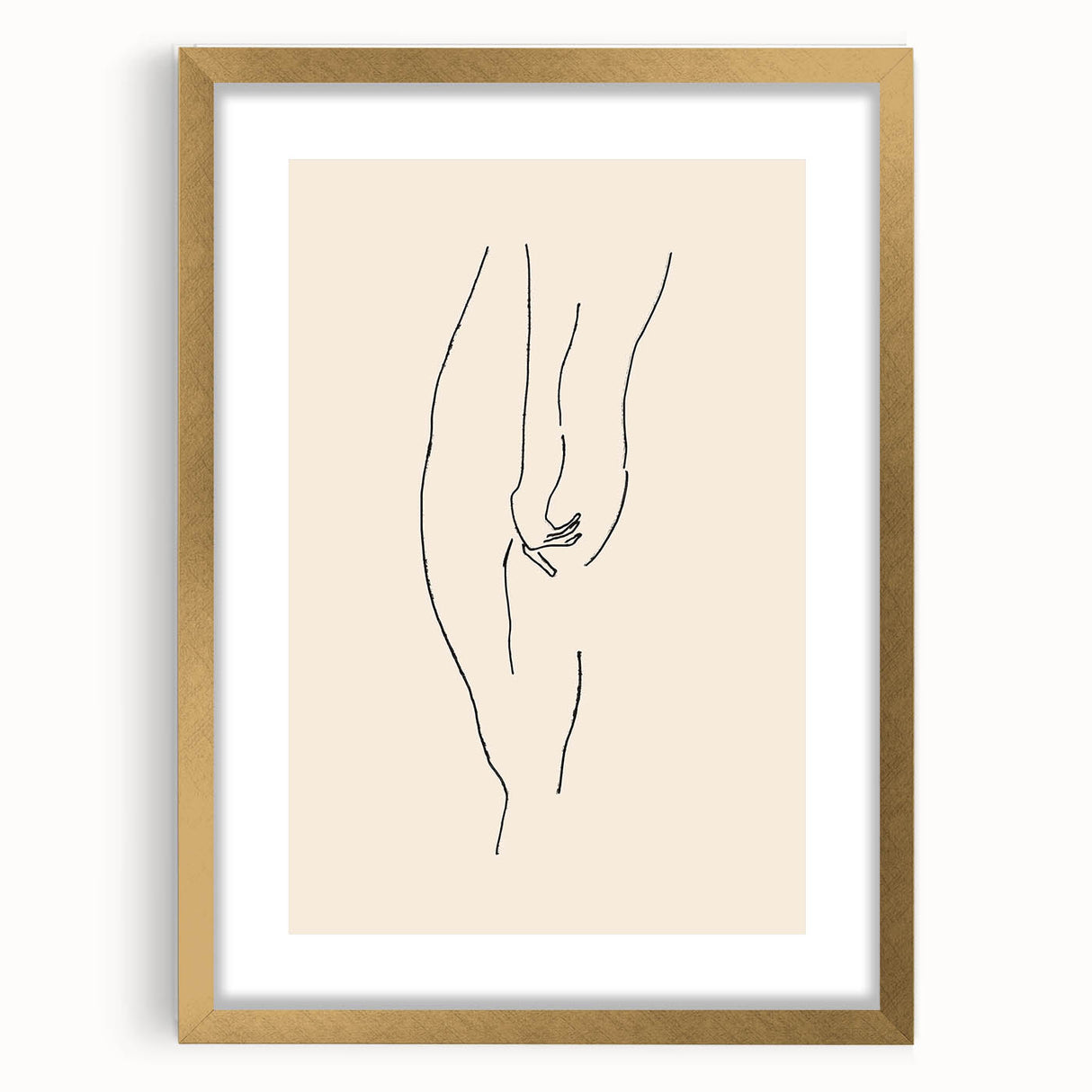 Minimalist Line Art – Elegant Figure Drawing for Modern Wall Decor