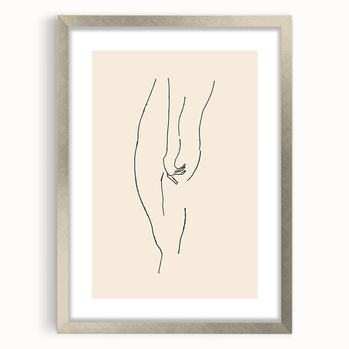 Minimalist Line Art – Elegant Figure Drawing for Modern Wall Decor