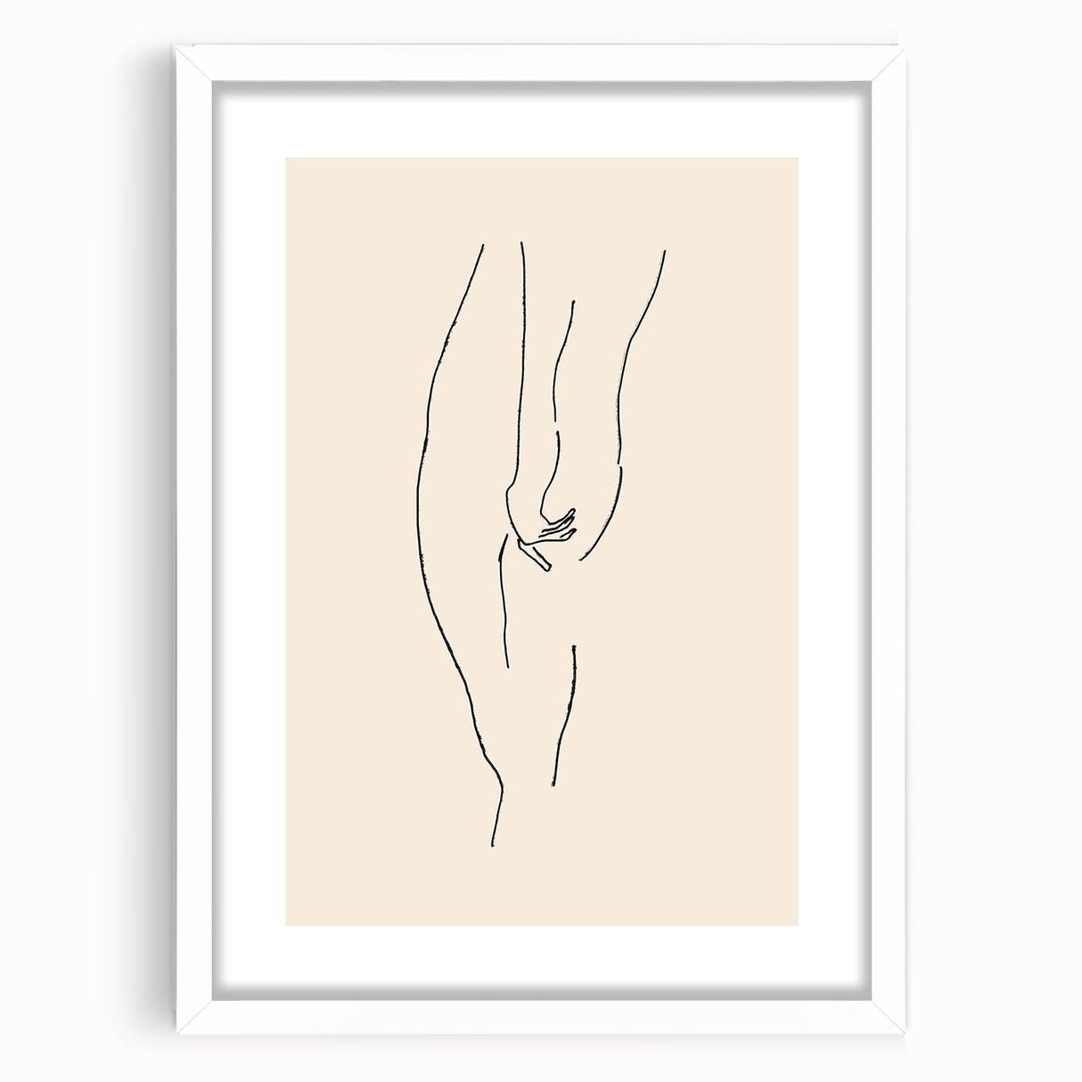 Minimalist Line Art – Elegant Figure Drawing for Modern Wall Decor